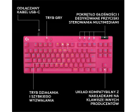 LOGITECH G PRO X TKL Rapid magenta 920-013253 - 1298664 - zdjęcie 11